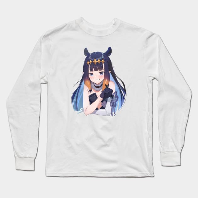 Ninomae Ina'nis Hololive Long Sleeve T-Shirt by Soonymarwick